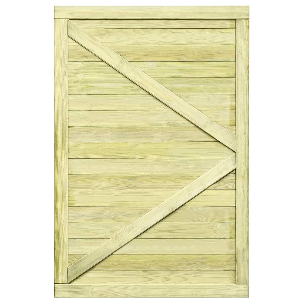 Garden Gate Impregnated Pinewood 150x100 cm
